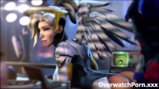 Overwatch XXX Mercy Video Compilation screenshot 5